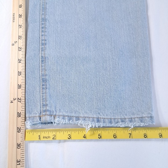 And Now This Women Light Blue Denim Jeans High Rise 16W Casual Distressed Cotton - Picture 5 of 8